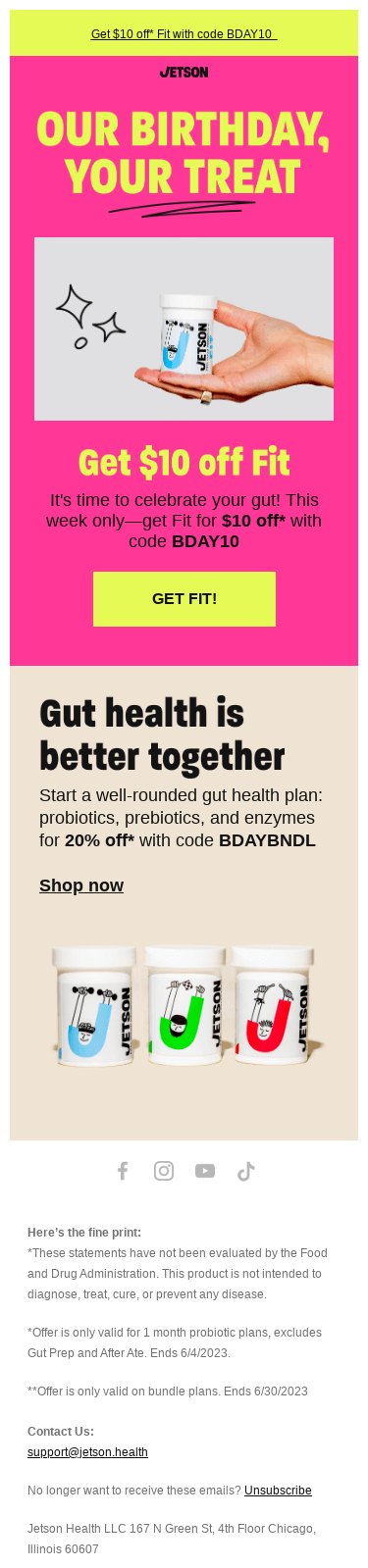 A birthday deal like no other ✨