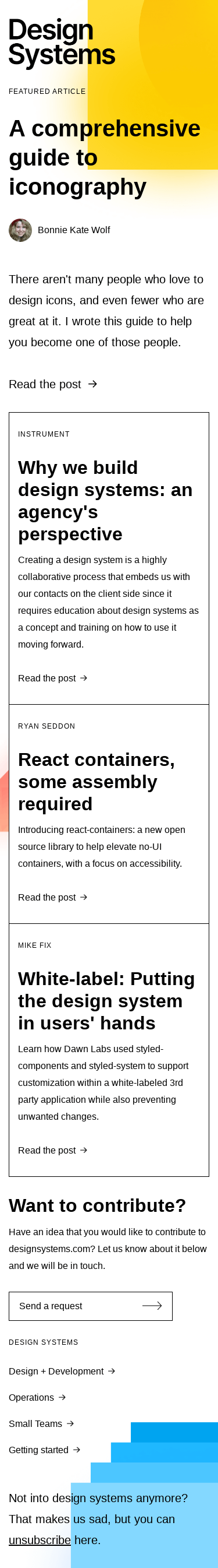 A complete guide to design systems iconography