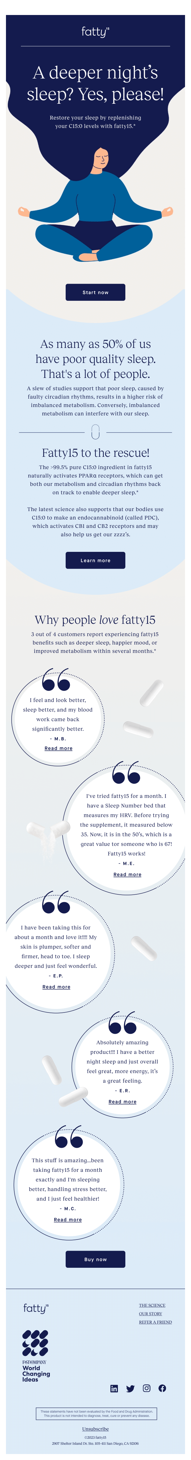 A deeper night’s sleep? Yes, please!