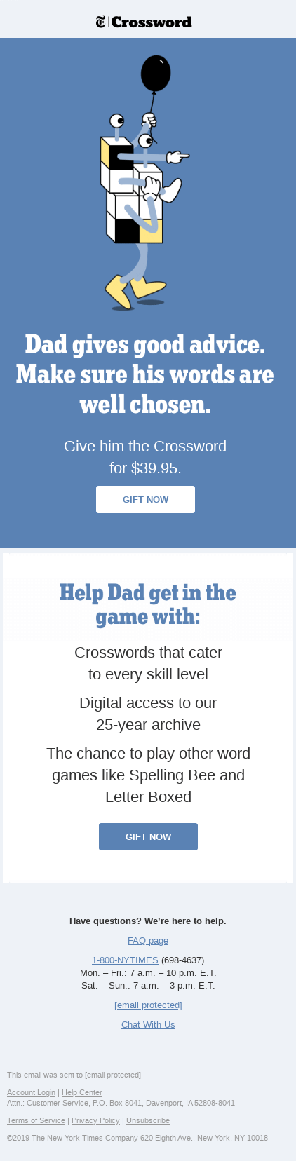 A Father’s Day gift you won’t have to puzzle over.