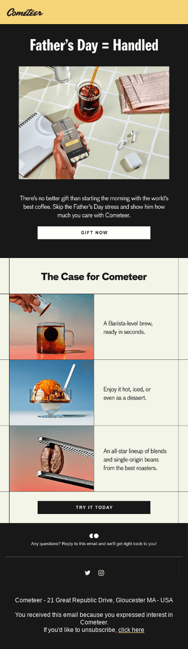 A Father's Day Winner