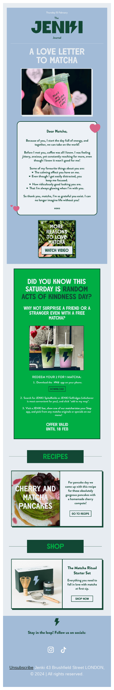 A love letter to Matcha 🍵 💞