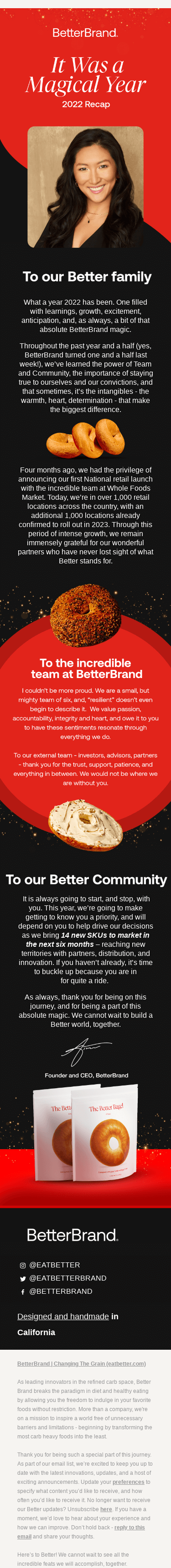 🥯✨A Message from our CEO & Founder