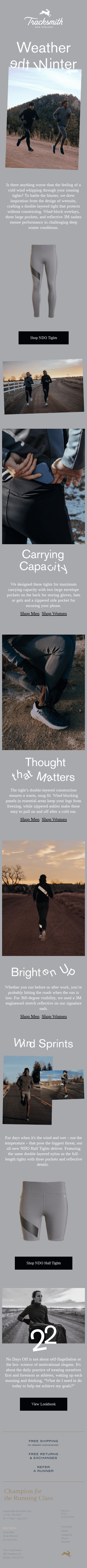 A New Approach to Winter Tights