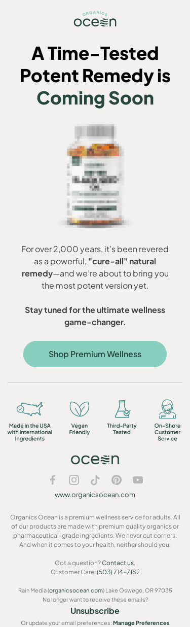 “A Remedy for Every Illness Except Death”