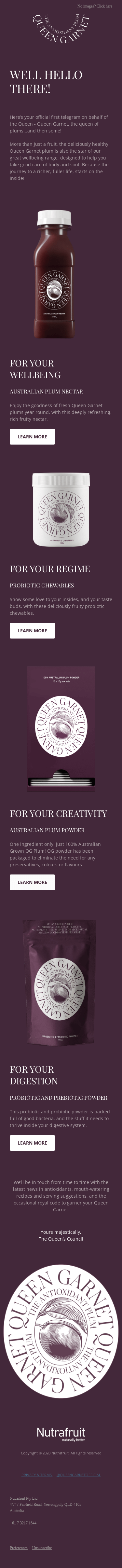 A Royal Welcome to You!