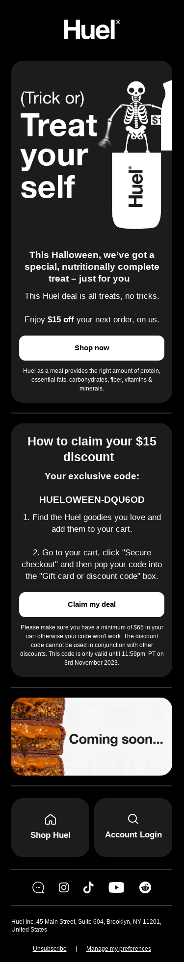 A scary good deal inside 👻