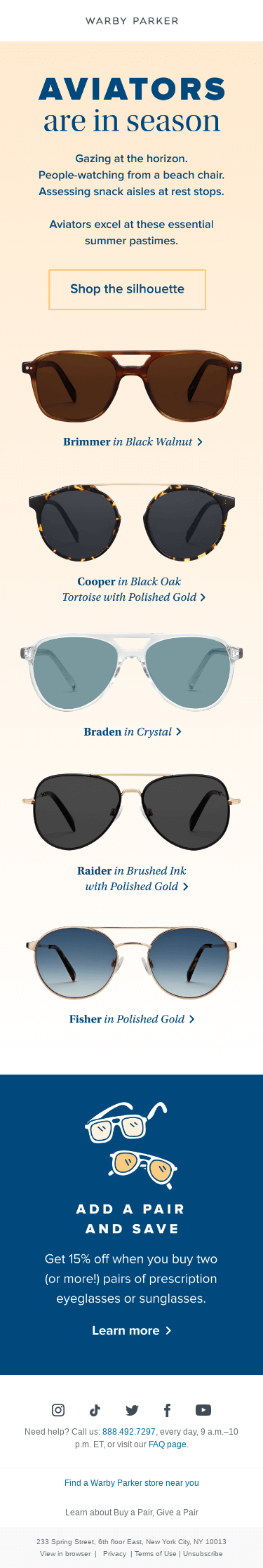 A shape that makes sense for summer