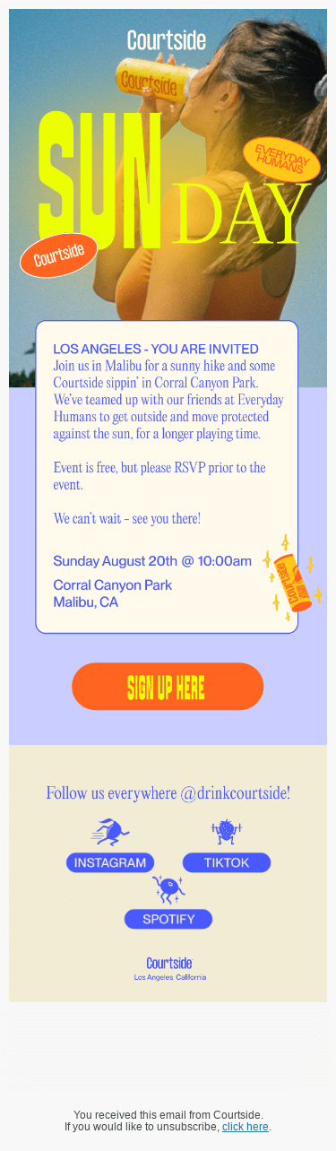 A (sun-kissed) INVITE INSIDE 👉