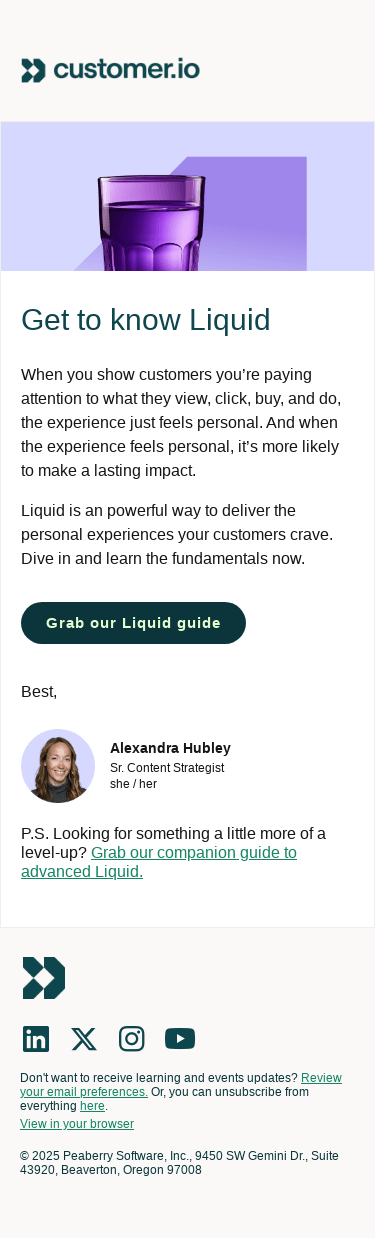 A tall glass of Liquid 💧