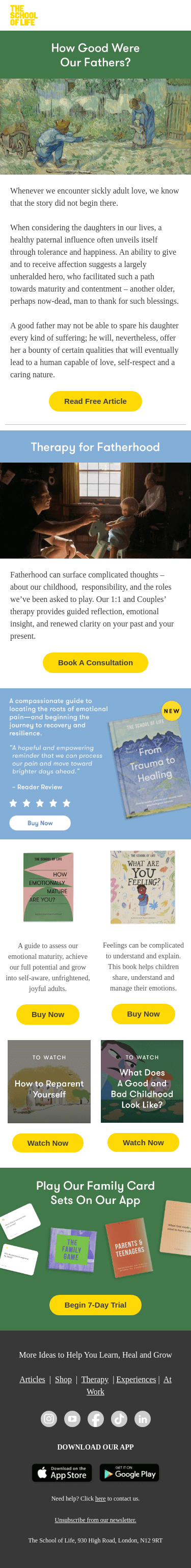 A Test Of How Good Our Fathers Were