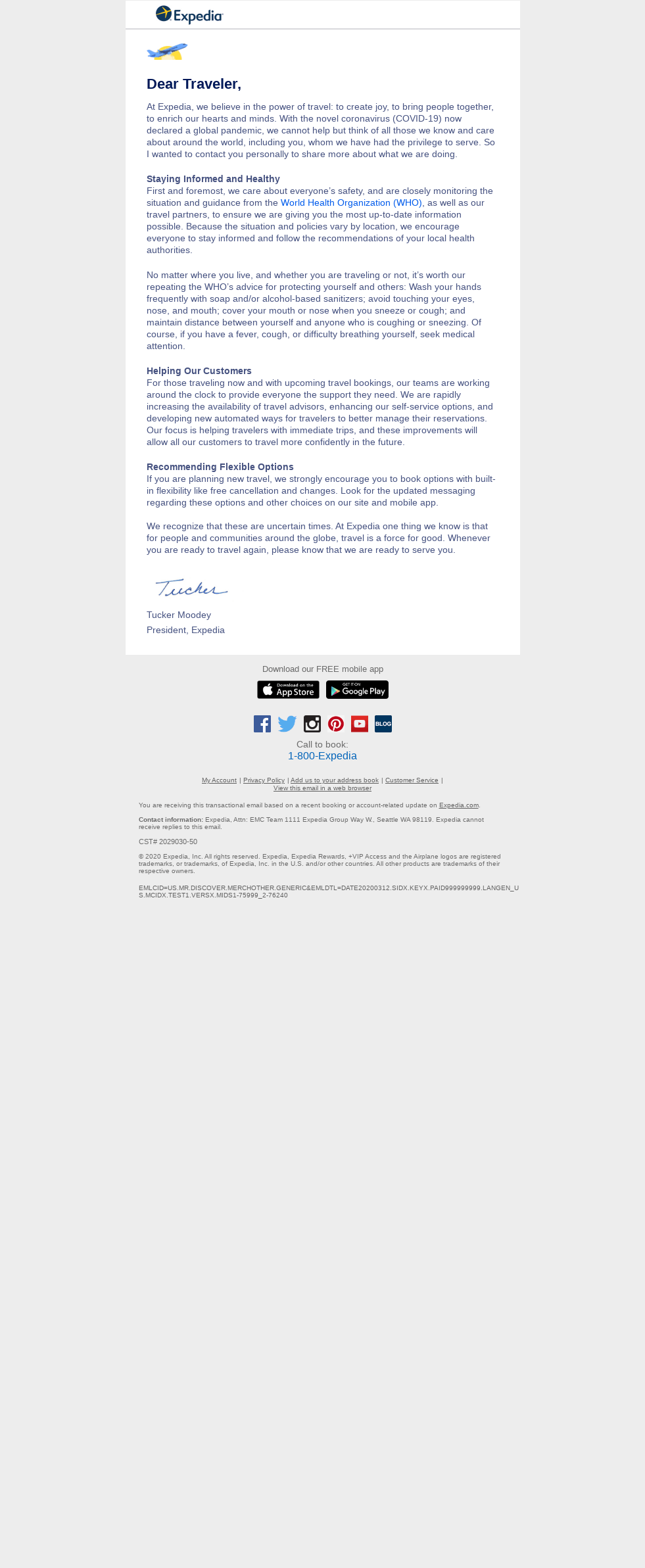 A travel update from Expedia leadership