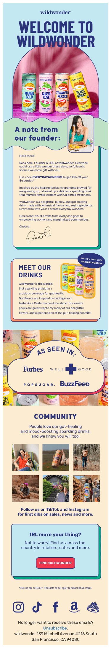 A wild and wonderful welcome ✨