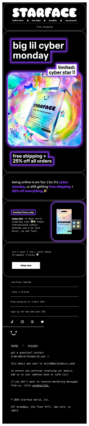 ACT FAST: CYBER MONDAY 💿⭐