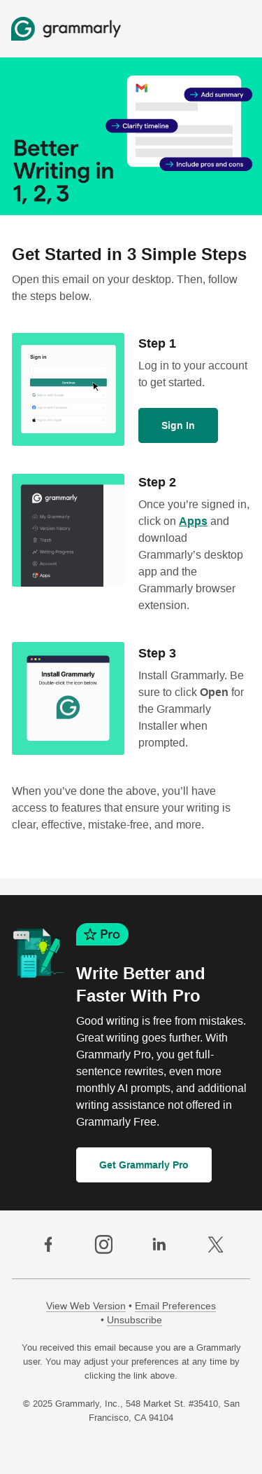Action required: Finish setting up your account