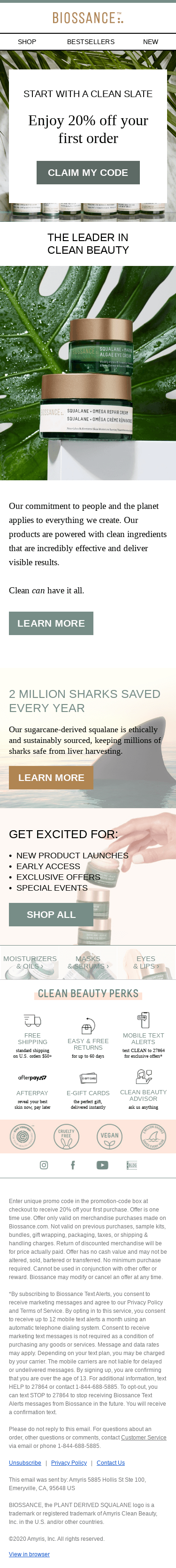 [Activate] 20% off welcome offer