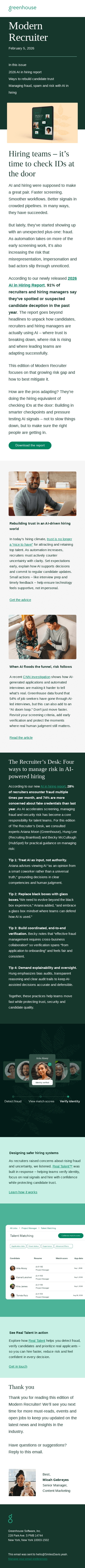 AI, hiring and fraud walk into a bar...