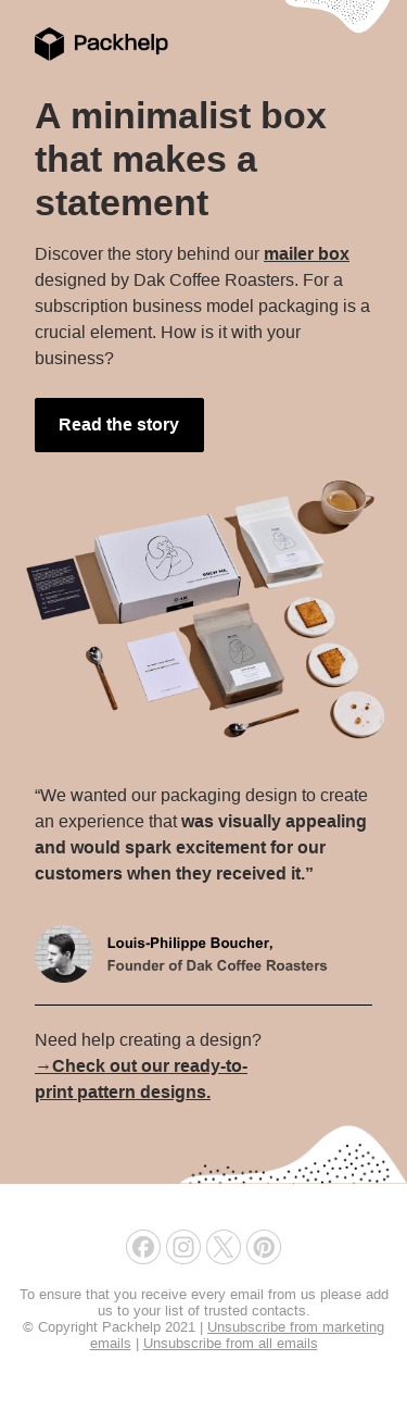 An unboxing you can see and smell ☕