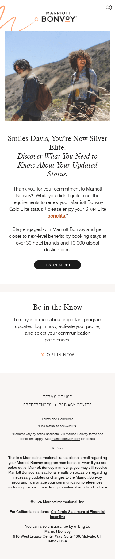 An Update Regarding Your Account Status