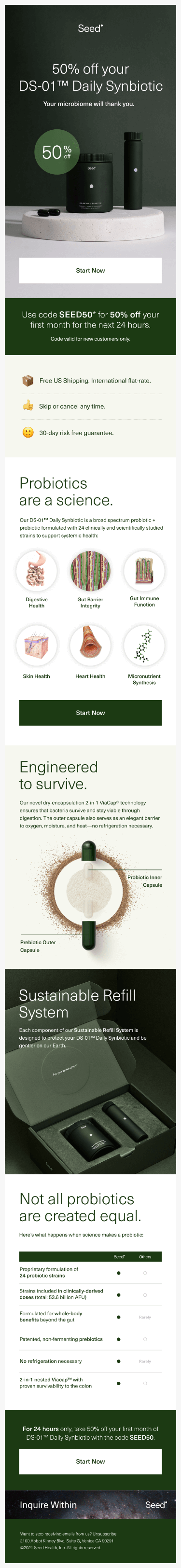 And now, a 🎁  for your microbiome.