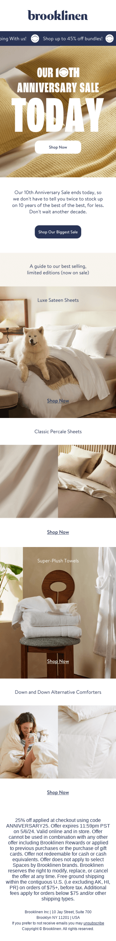 Anniversary Sale Ends TODAY!