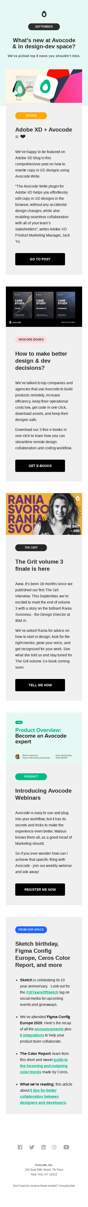 Avocode News - September