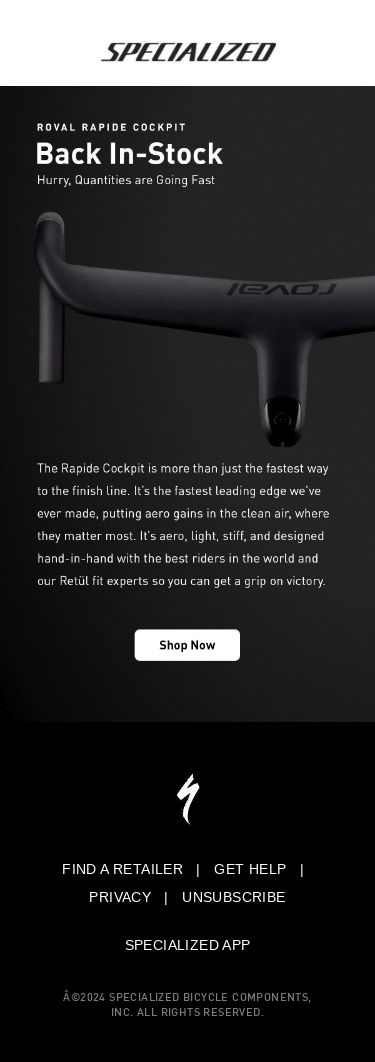 Back In-Stock: Roval Rapide Cockpit