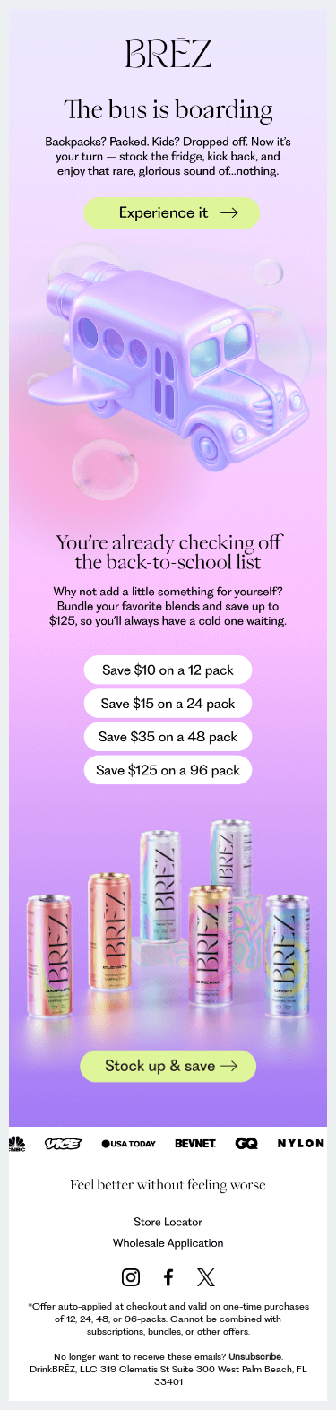 Back-to-school → back to you 🚌