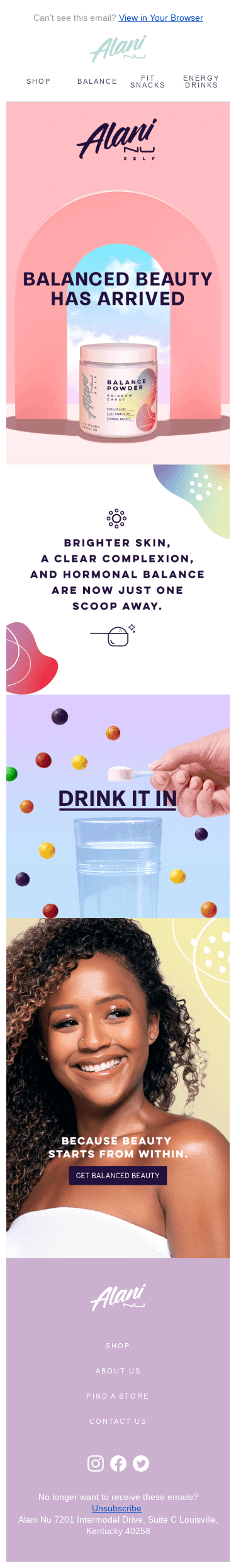 BALANCED BEAUTY YOU CAN SAVOR.