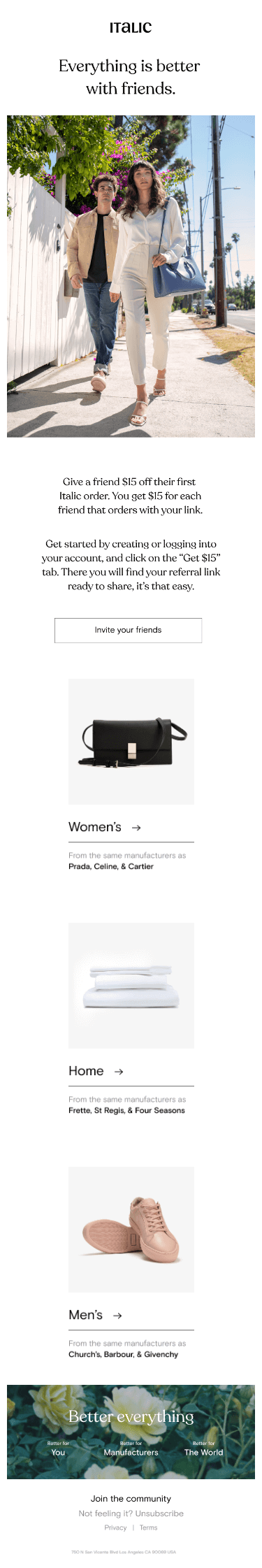 Be a good friend, get $15