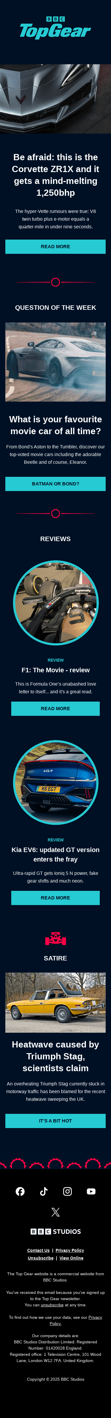 Be afraid: this is the Corvette ZR1X