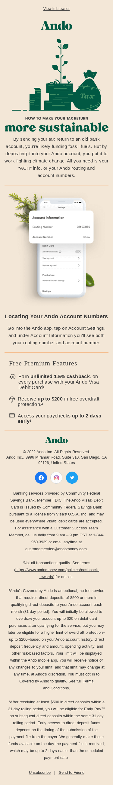 Be Green About Your Taxes