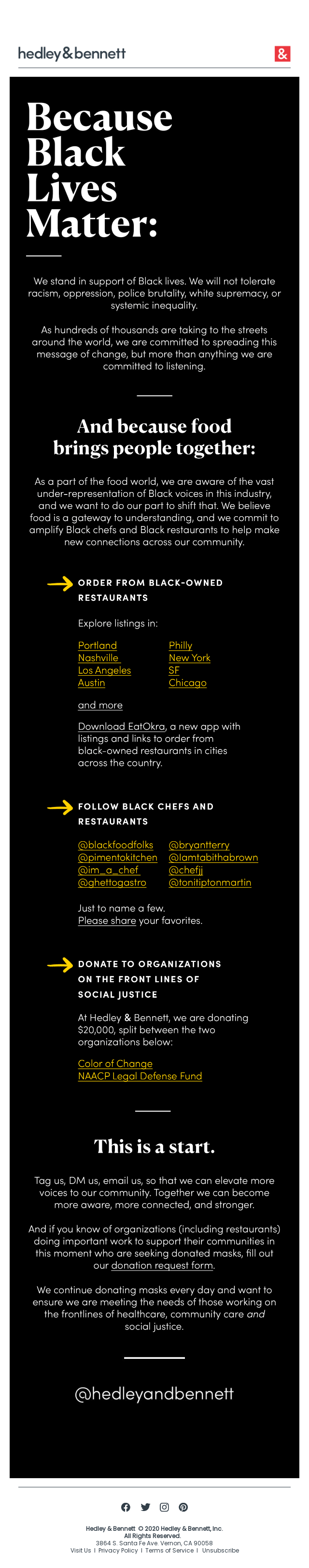 Because Black Lives Matter