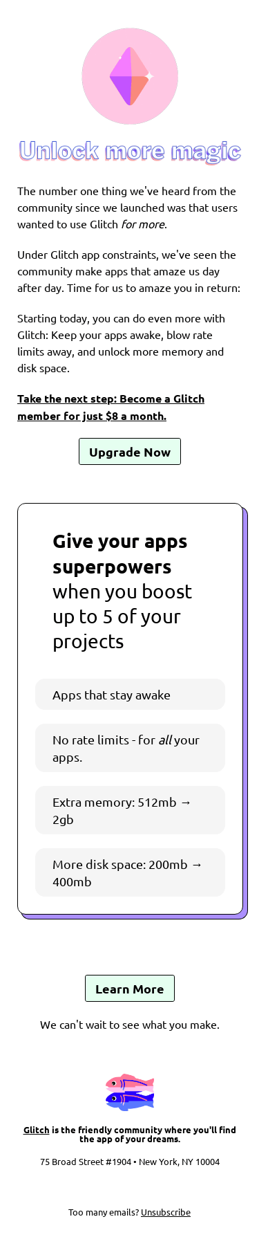 Become a member to upgrade your apps