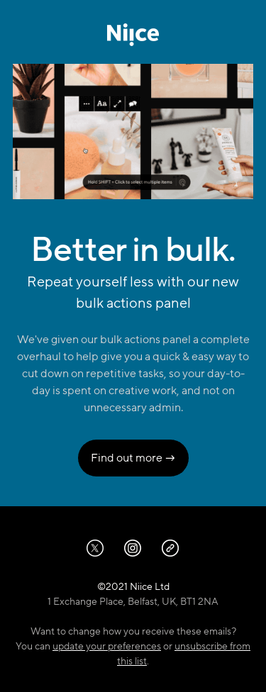 🎉  Better in bulk