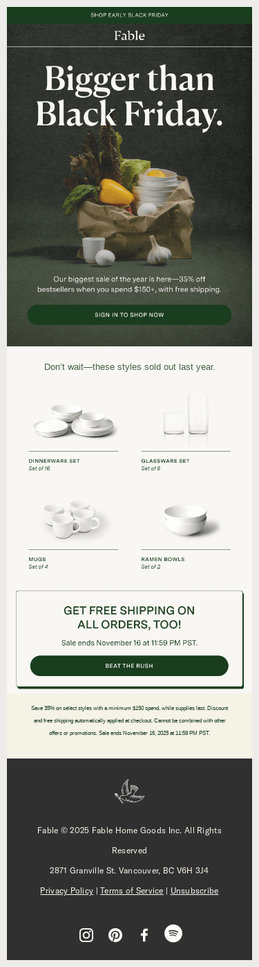 Bigger than Black Friday: 35% Off Starts Now 💥