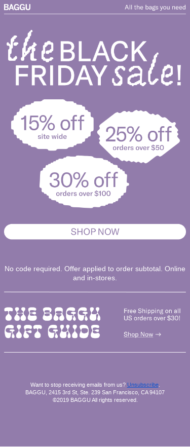 Black Friday Arrived Early.