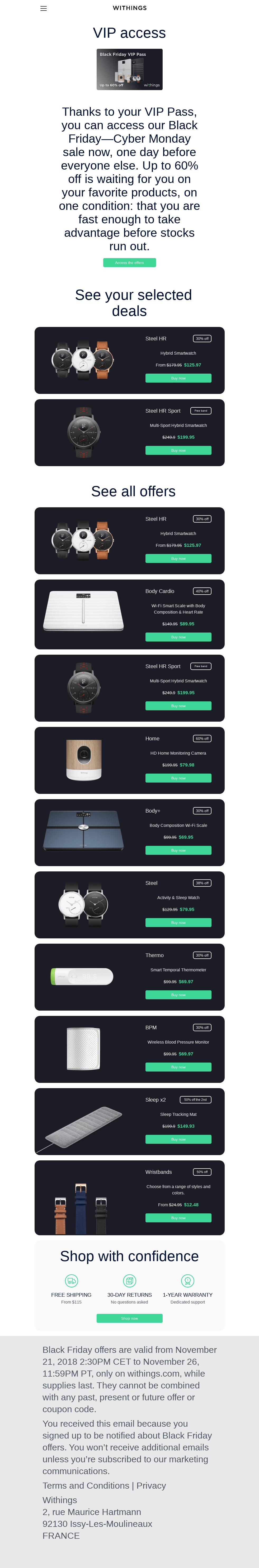 Black Friday VIP offers are live!