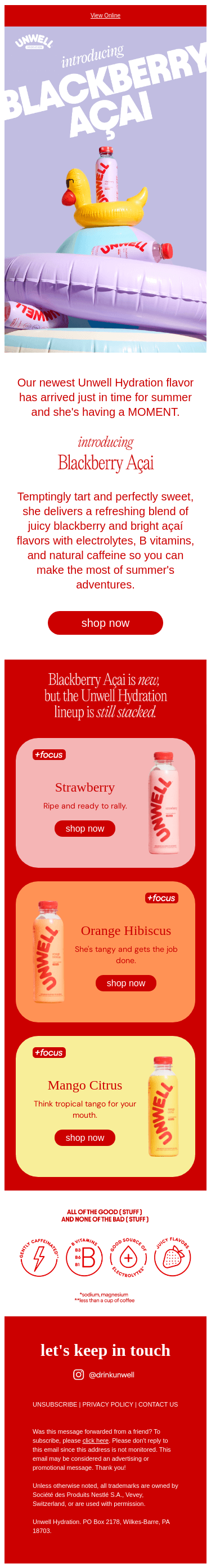 Blackberry Açai: The newest addition to your summer roster