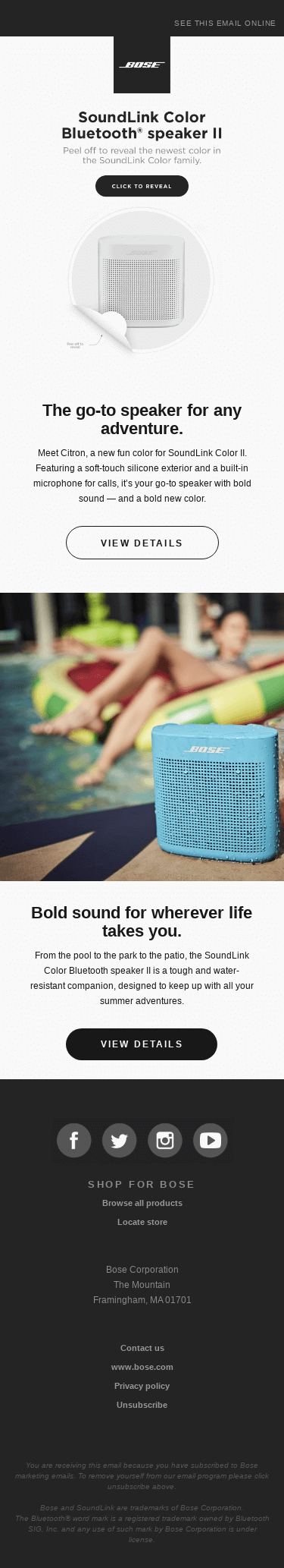 Bold sound – now with a bold color