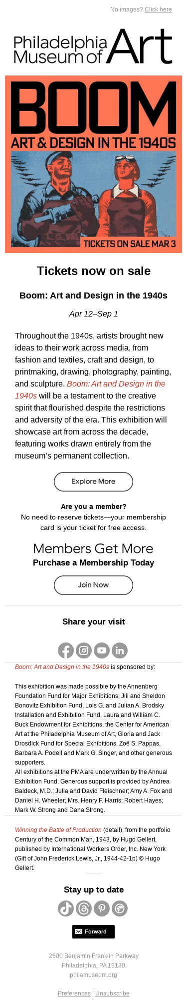 Boom 📸 Tickets Now on Sale