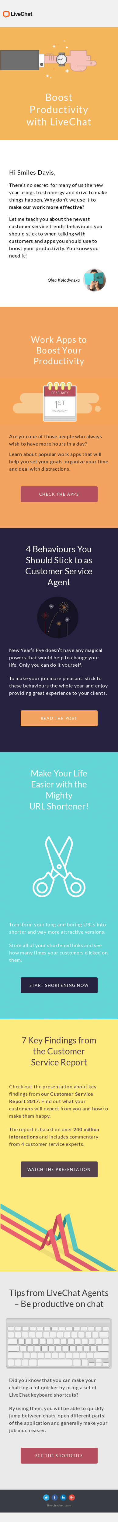 Boost Productivity with LiveChat [Monthly Newsletter]