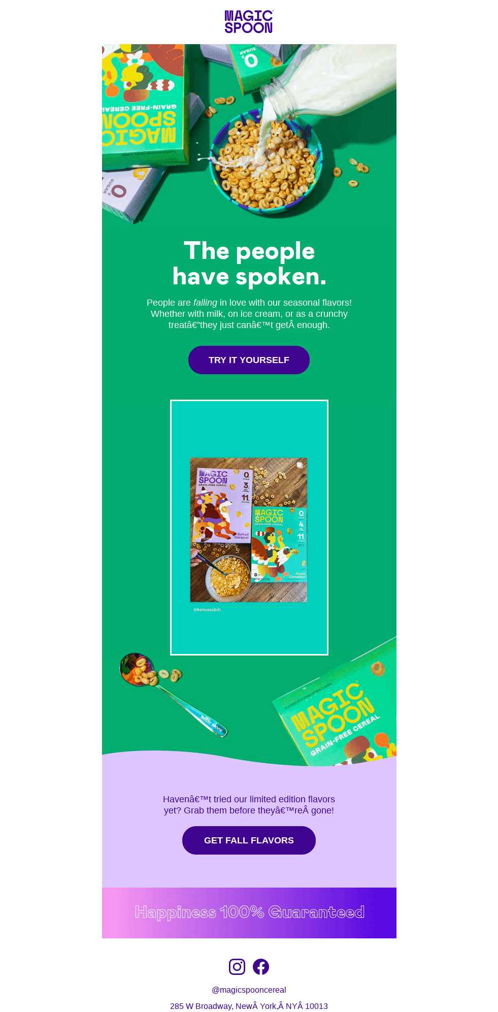 "Both flavors are absolutely 🔥"