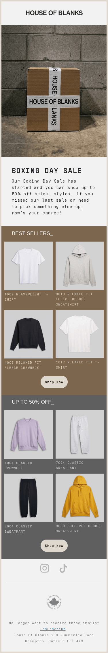 Boxing Day | Up to 50% off