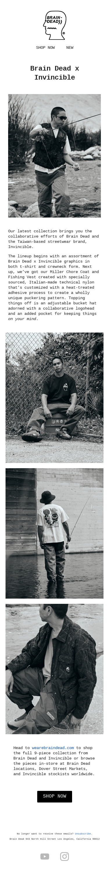 Brain Dead x Invincible