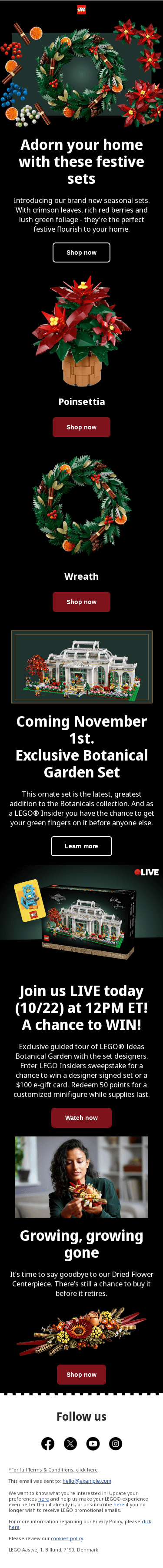 Branch out with a new floral set, LEGO® Fan