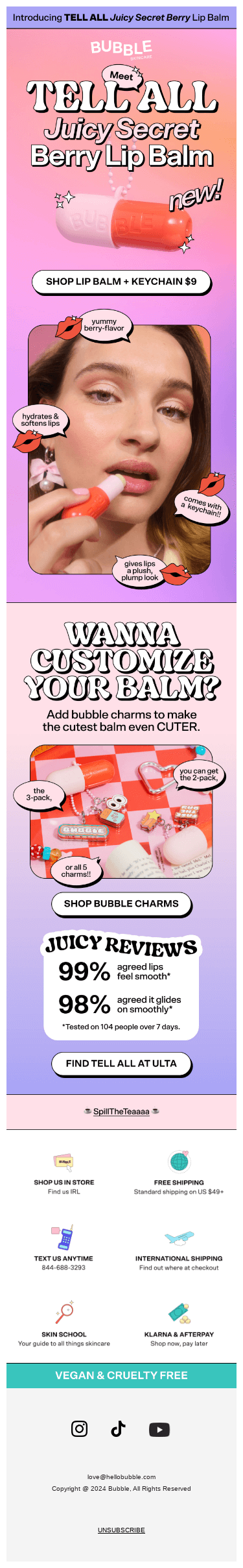 BUBBLE MAKES LIP BALM NOW!!!