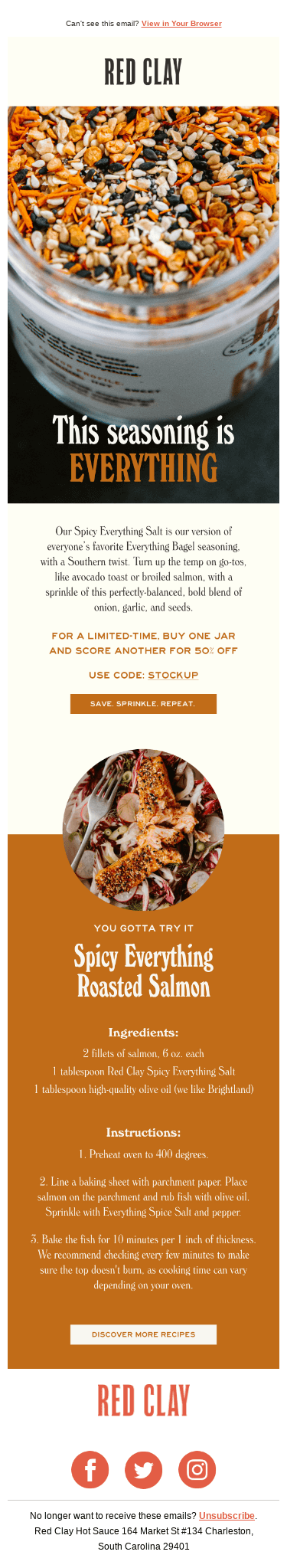 Buy One Spicy Everything Salt, Get Another 50% OFF🥯