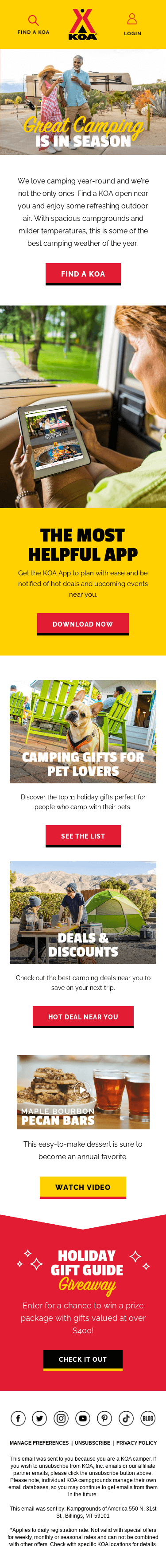 Camping Season Is Always On