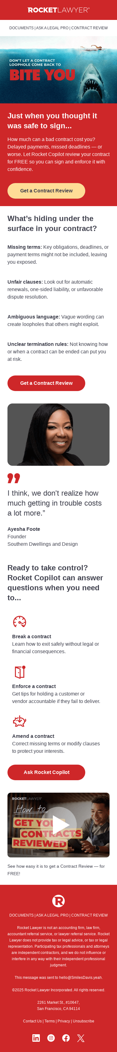 Can a bad contract sink your business?